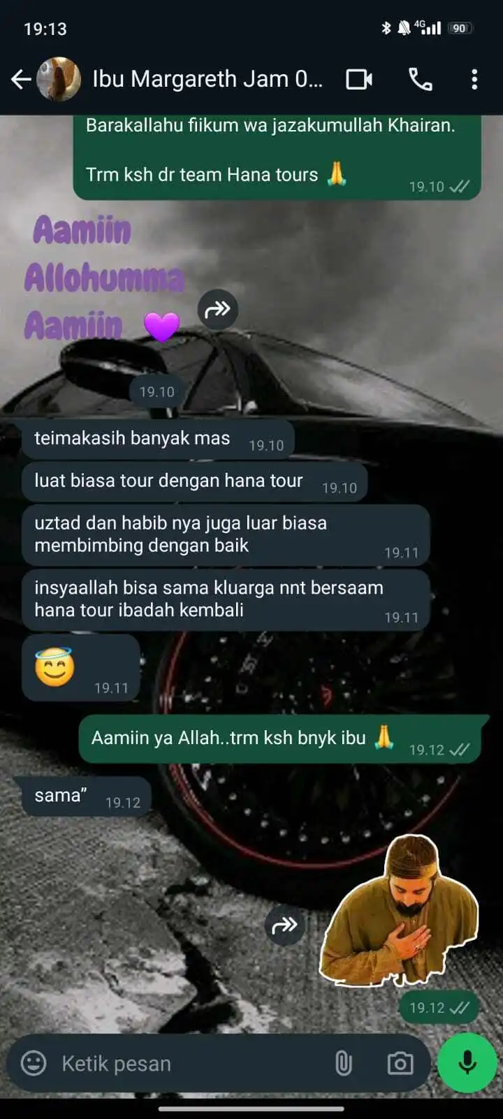 testimoni wa jamaah hana tour