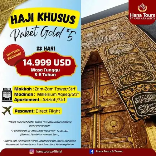 Haji khusus paket gold