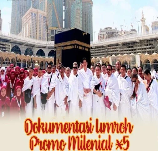 dokumentasi umroh Roger Danuarta bersama Hana Tours