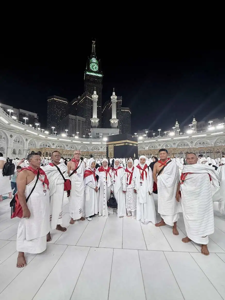 dokumentasi rombongan jamaah hana